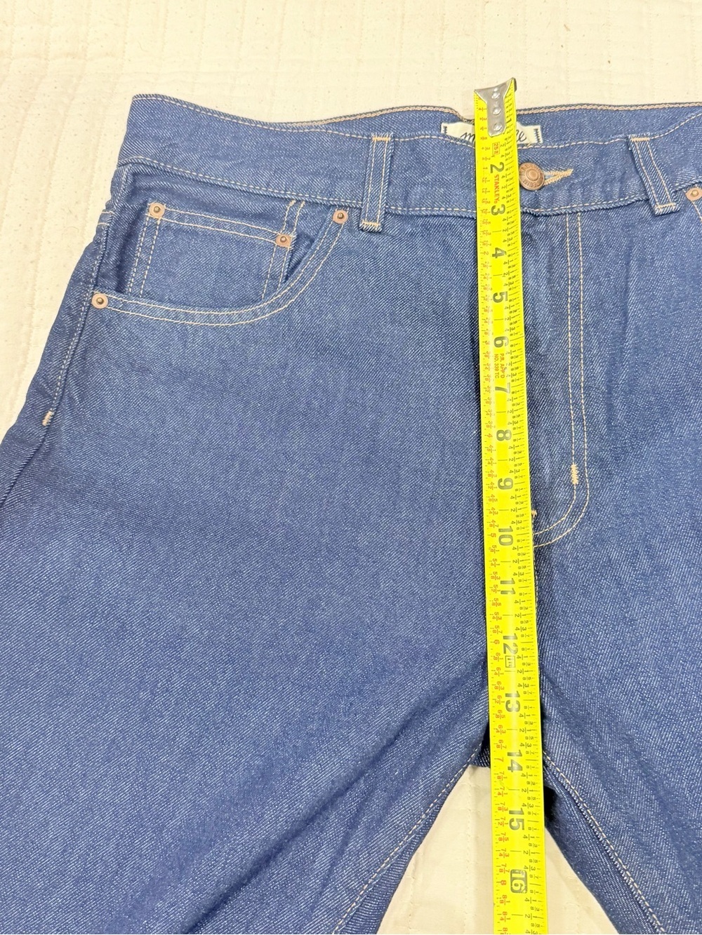 Madewell Dark Indigo High-Rise Wide-Leg Jeans - Picture 11 of 14